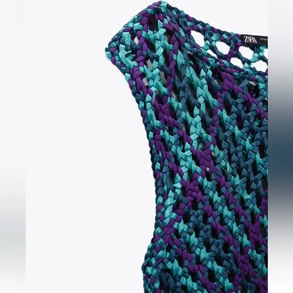 NWT Zara woven satin effect dress - Picture 5 of 5